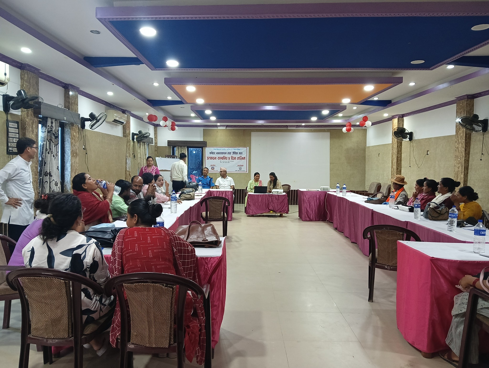 फोहोर ब्यवस्थापन तथा जैविक मल उत्पादन सम्बन्धि पाँच दिने तालिम सुरु
