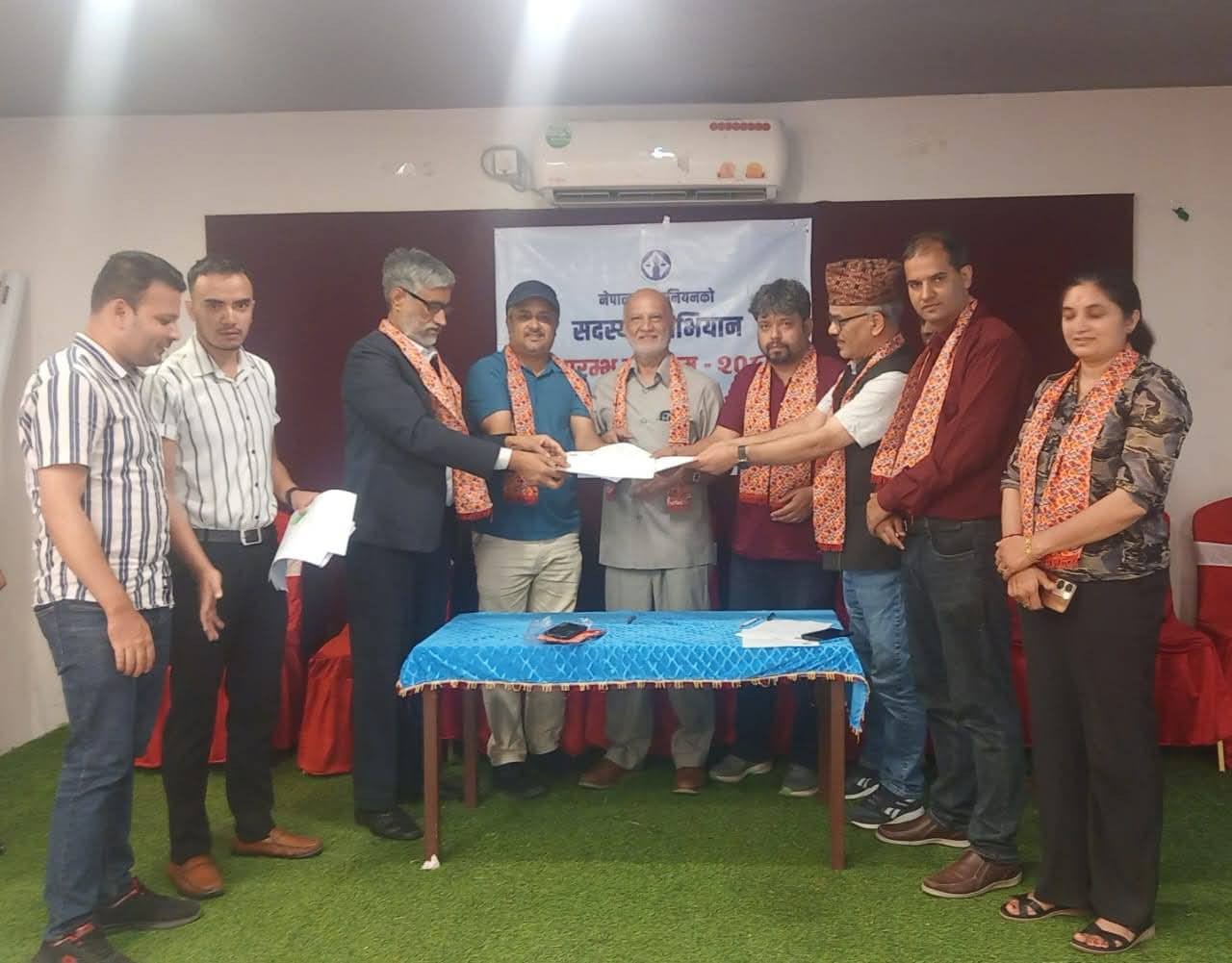 प्रेस युनियनको 'सय दिने सदस्यता विशेष अभियान' सुरु