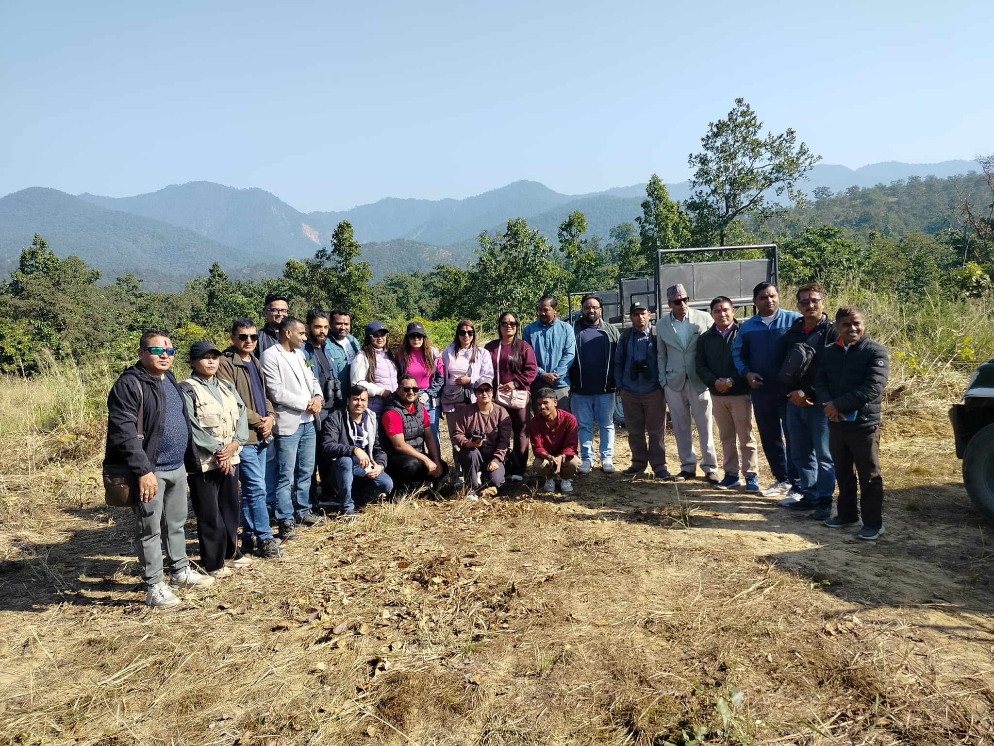 बाँके राष्ट्रिय निकुञ्जमा पत्रकारसहित पर्यटन बोर्डको टिमद्वारा जंगल सफारी, पर्यटकीय सम्भावना उच्च