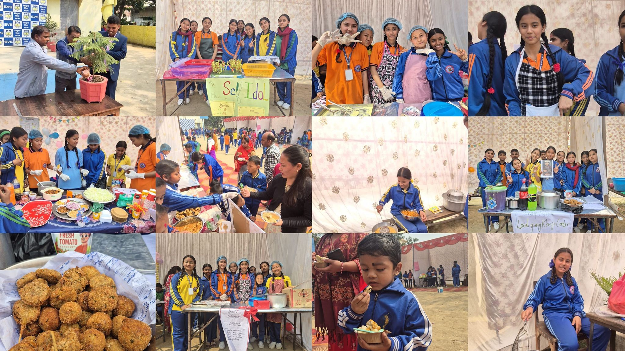 सिद्धार्थ विद्या सदनमा 'फुड फेस्टिबल' (फोटोफिचर)