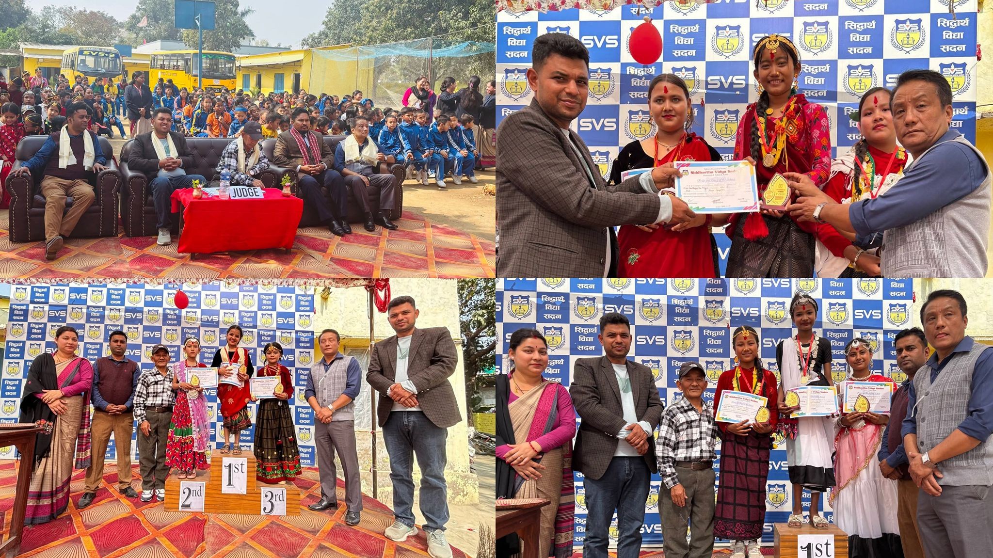 सिद्धार्थ विद्या सदनमा लोक नृत्य प्रतियोगिता सम्पन्न