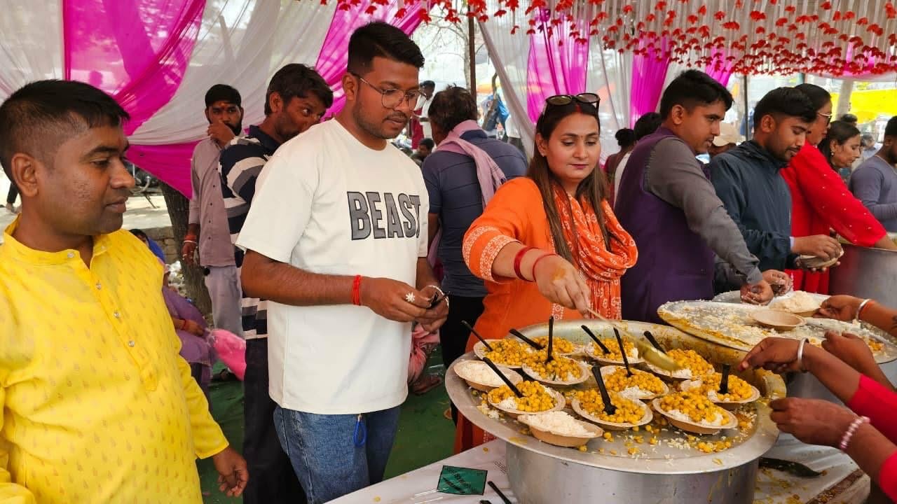 बागेश्वरी मन्दिरमा विशाल भण्डारा 