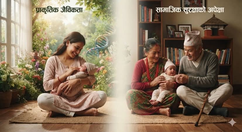 जन्मको तर्क: प्राकृतिक जैविकता कि सामाजिक सुरक्षाको अपेक्षा?