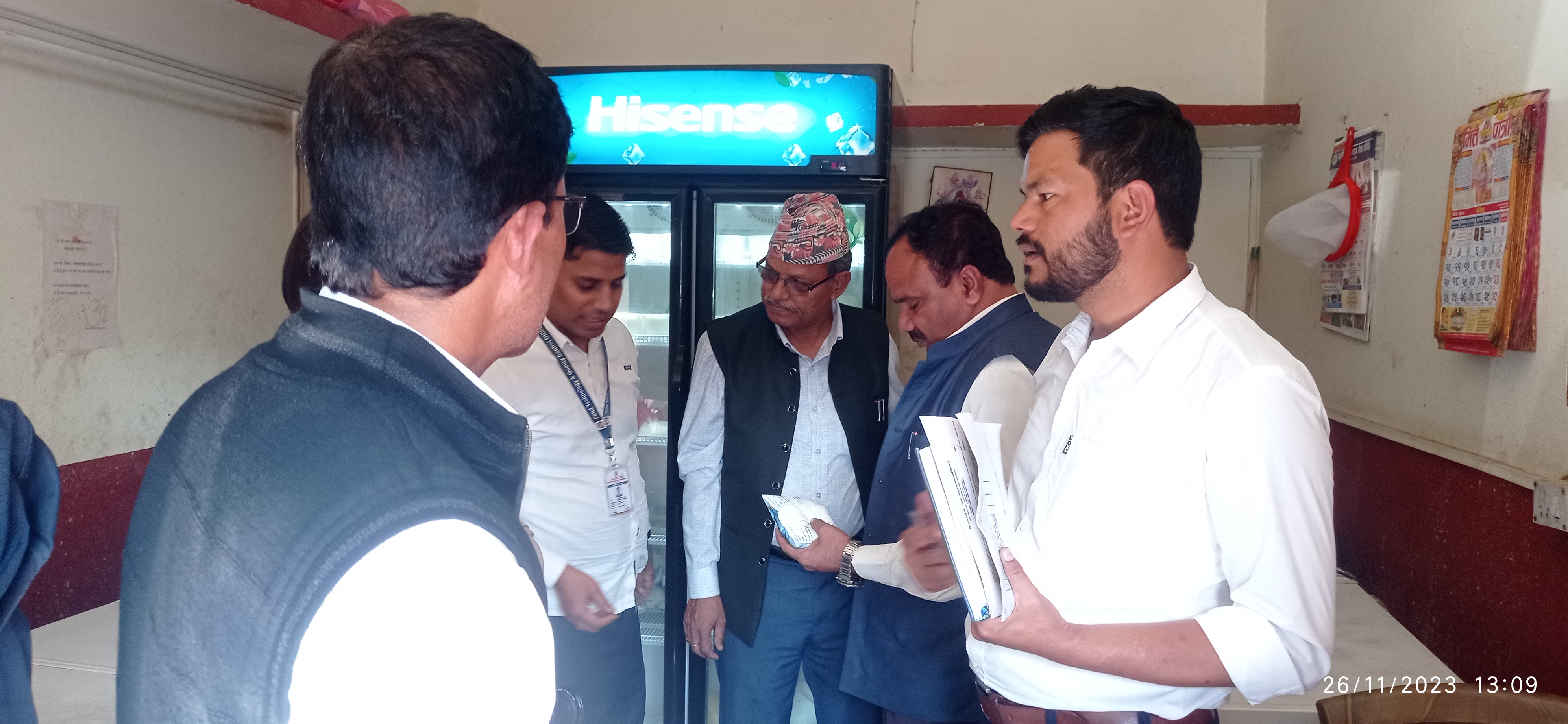 नेपालगन्जका डेरी उद्योगहरुमा अनुगमन