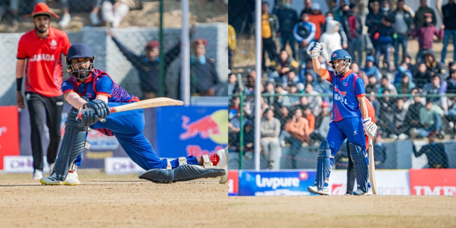 क्यानडाविरुद्धको सिरिजमा नेपालले गर्यो क्लिनस्वीप