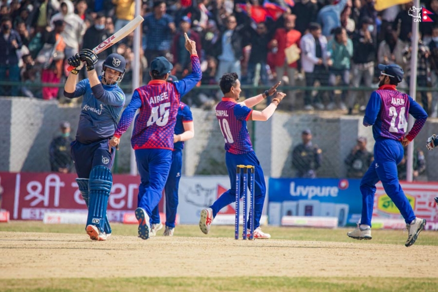 नेपालले नामिबियालाई ३ रनले हरायो, फाइनल पुग्ने सम्भावना कायमै