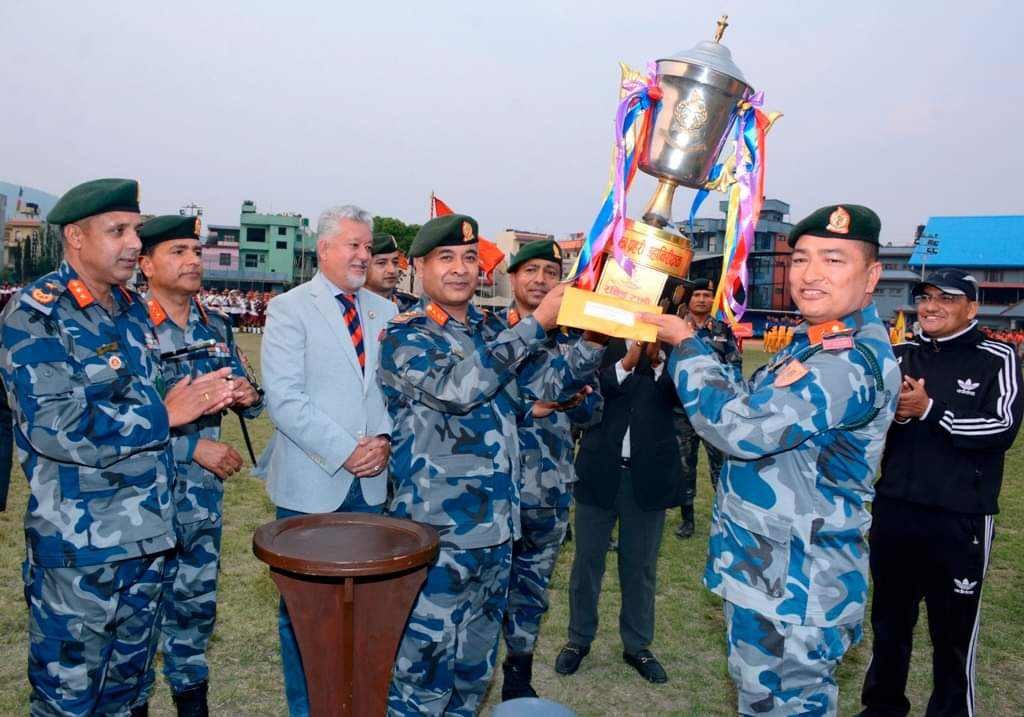 सशस्त्र प्रहरी महानिरीक्षक कप-२०८० को उपाधि बिन्ध्याबासिनी बाहिनीलाई