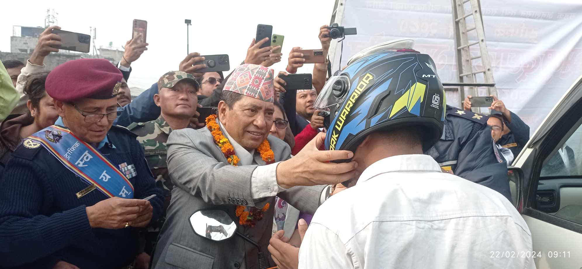 बाँकेमा ट्राफिक सप्ताह सुरु, गृहमन्त्री श्रेष्ठद्वारा उद्घाटन