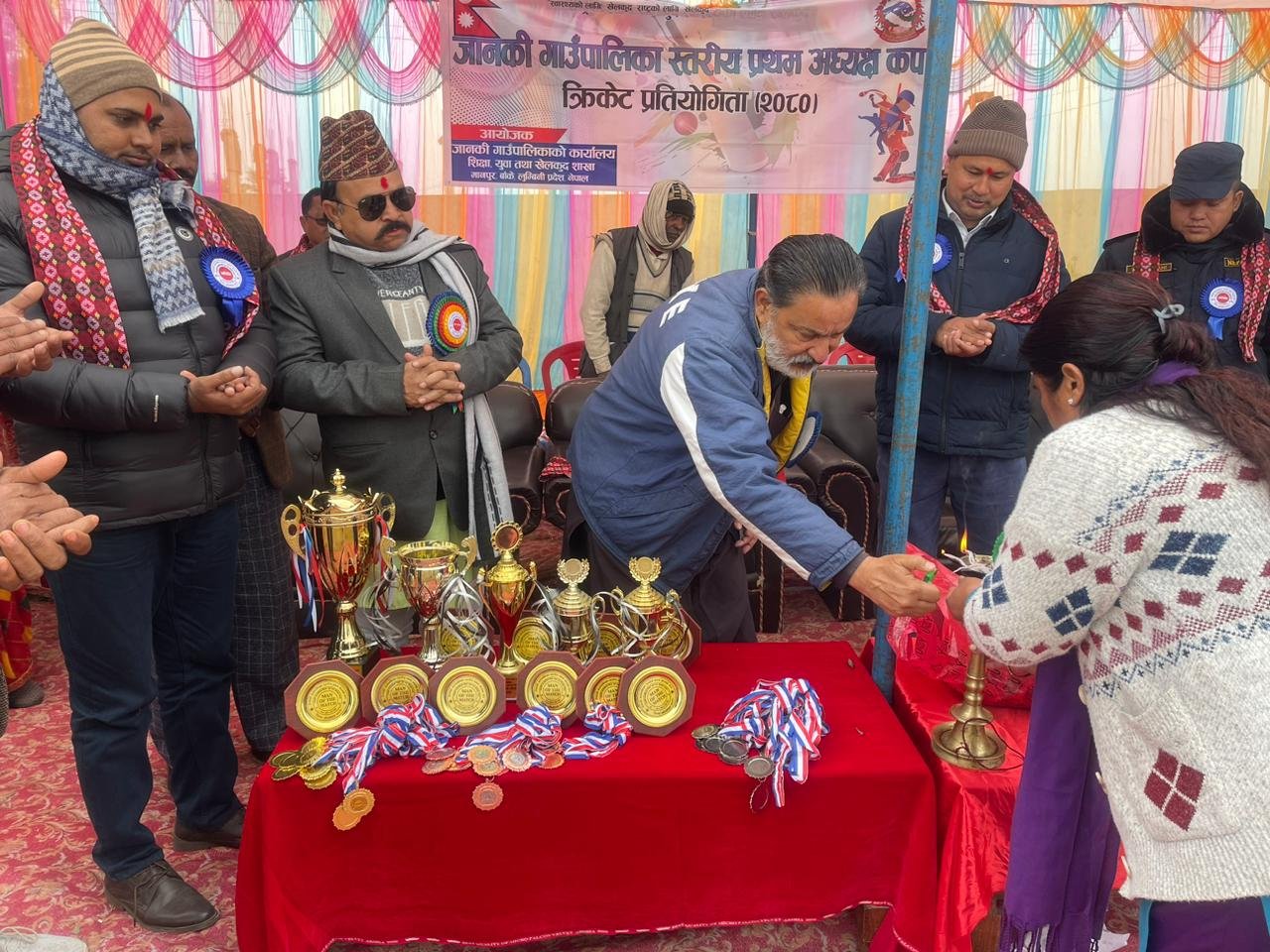 जानकीमा प्रथम अध्यक्ष कप क्रिकेट प्रतियोगिता सुरु