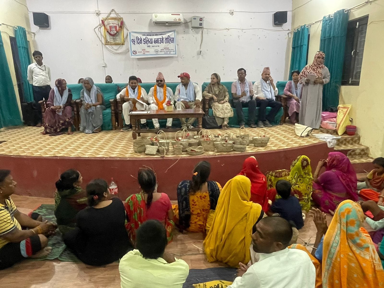 जानकीमा १५ दिने डलिया बनाउने तालिम सम्पन्न