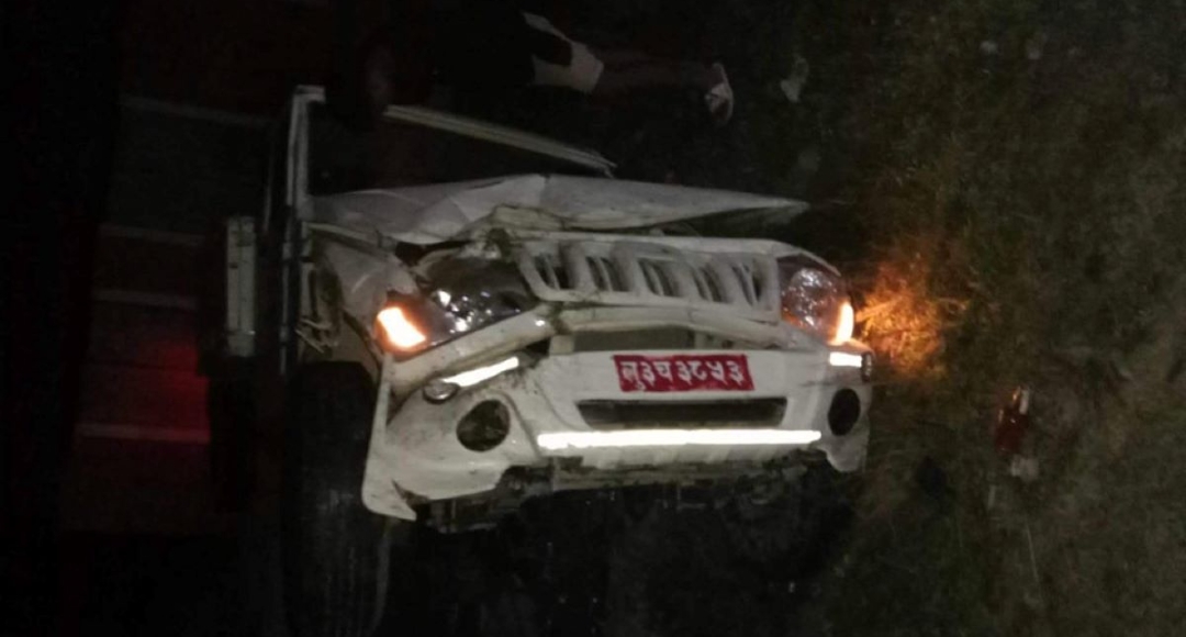 दाङमा तरकारी बोकेको जीपले मोटरसाइकललाई ठक्कर दिँदा एक जनाको मृत्यु