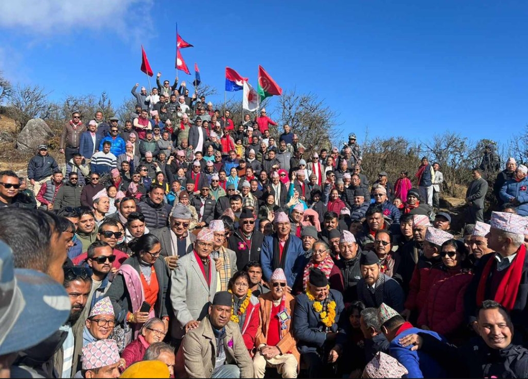 पाँचथरको चिवाभञ्ज्याङबाट सकियो एमालेको संकल्प यात्रा