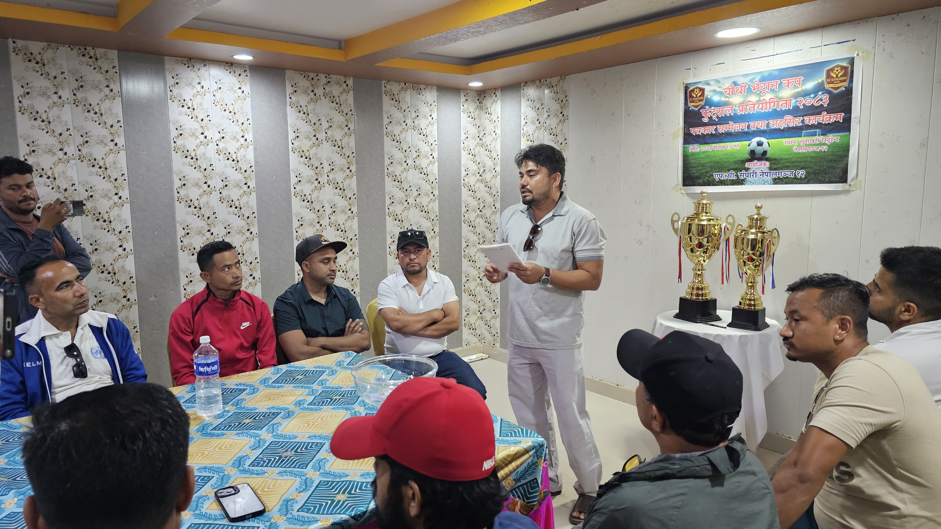 नेपालगञ्जमा भेट्रान फुटसल प्रतियोगिता हुँदै