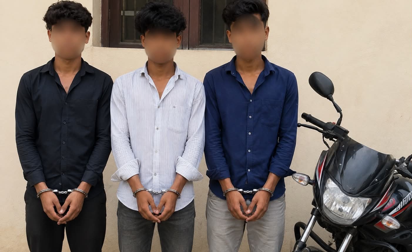 ब्राउन सुगरसहित तीन जना पक्राउ