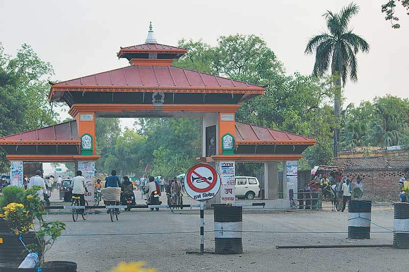 बाँकेका सीमा नाका तीन दिन बन्द हुने