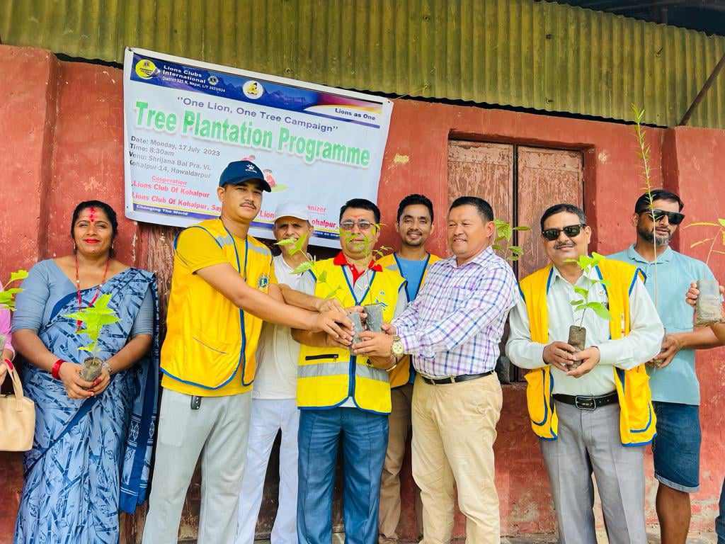 हरित नगरीका लागि कोहलपुरमा वृक्षारोपण
