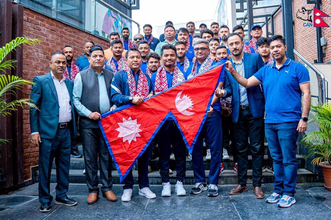 नेपाली क्रिकेट टोलीको बिदाई