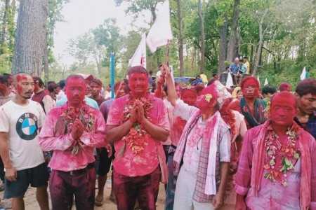 राप्तीसोनारी ३ मा एमालेका मिन कुमार थारु वडा अध्यक्षमा निर्वाचित