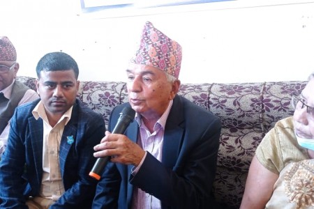 हाम्रो तर्फबाट सभापतिमा एउटै उम्मेदवार हुन्छः रामचन्द्र पौडेल