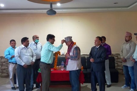 वन मन्त्री हमाललाई प्याब्सनको बधाई