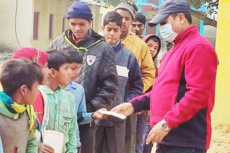 सहायक सिडिओ केसीद्वारा नरैनापुरको खोप कार्यक्रमको अनुगमन