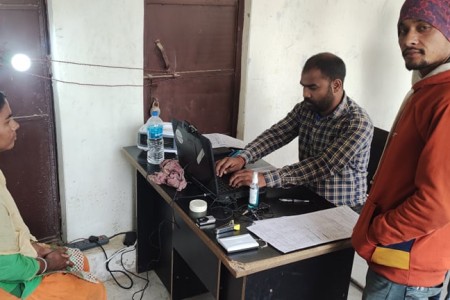 बाँकेको डुडुवामा मतदाता नामावली संकलनको कार्य तिब्र