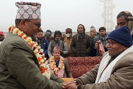 प्रचारप्रसारमा रहेको गौडेल समूहलाई नरैनापुरमा स्वागत
