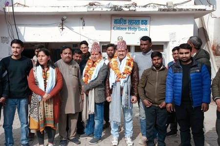 नरैनापुरका प्रमुख प्रशासकीय अधिकृत बस्नेतको बिदाई