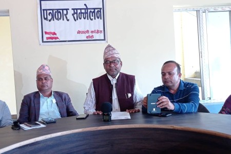 कांग्रेस बाँकेमा अब कुनै गुट रहँदैनः सभापति गौडेल