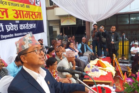 हलो चुनाव चिन्ह नदिए स्थानीय चुनाव बहिष्कारःराप्रपा अध्यक्ष लिङ्देन