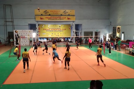 प्रधानमन्त्री कप महिला भलिबलः हरियाणा र न्यू डायमण्डको जीत