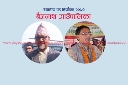 बाँकेको बैजनाथ गाउँपालिकामा कांग्रेसको सुरुवाती अग्रता