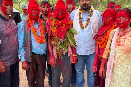 राप्तीसोनारी ८ को वडा अध्यक्षमा एमालेका शालिकराम डाँगी निर्वाचित