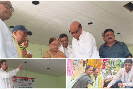 विपी स्मृति दिवसका अवसरमा डुडुवामा बृक्षारोपण