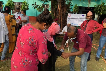 विपद् पूर्व तयारीका लागि नेपालगञ्जमा कृत्रिम घटना अभ्यास