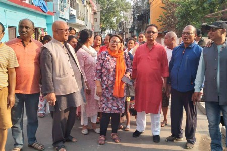 टोल-टोलमा पुग्दै कांग्रेस उम्मेदवार