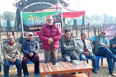 नेपालगञ्जमा भोली नेपथ्य सांगितिक कार्यक्रम हुँदै