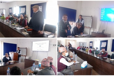 नेपालगञ्जमा आपतकालीन पूर्व तयारी तथा प्रतिकार्य योजना मस्यौदा छलफल कार्यक्रम