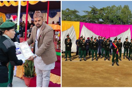 कोहलपुर नगर प्रहरी जवानको पहिलो समूहको दिक्षान्त
