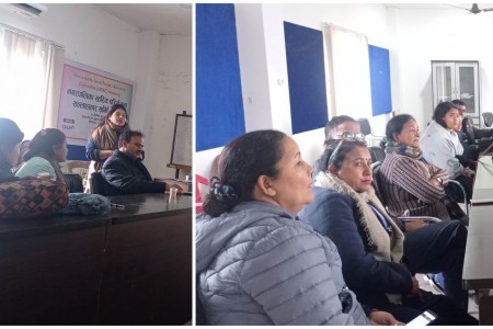 शक्ति समूहसंग नगरपालिका स्तरीय परियोजना सल्लाहकार समितिको बैठक