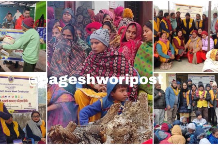 नेपालगञ्जको पुरैनीमा पाठेघरको मुखको क्यान्सर परिक्षण शिविर