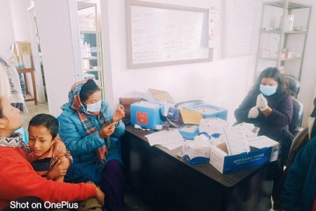 बाँकेमा दादुरा संक्रमितको संख्या १६० पुग्दा ११० जना निको, १२८४५ लाई खोप