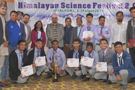 दोस्रो हिमालयन साइन्स फेस्टिवलमा त्रिभुवन मावि पहिलो