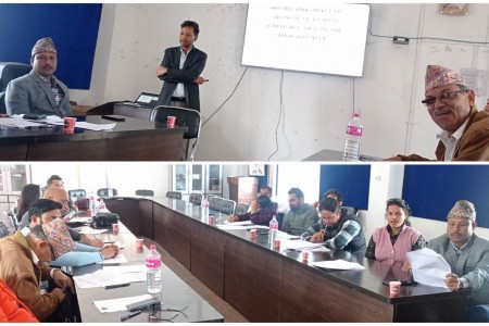 नमुना विपद व्यवस्थापन ऐनका विषयमा नेपालगञ्जमा छलफल