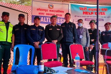 कोहलपुर व्यापार मेलामा प्रहरी सहायता कक्ष र स्वास्थ्य सहायता कक्ष स्थापना