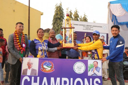 मेयर तथा उपमेयर कप क्रिकेटमा ज्योती स्पोर्ट्स र नेपालगञ्ज मोडेल विजेता
