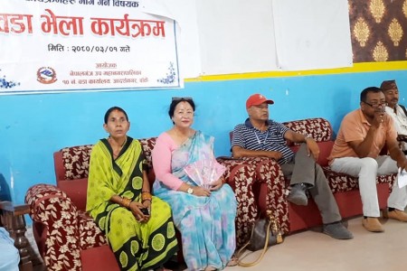 आगामी योजनाबारे छलफल गर्दै नेपालगञ्ज १० को वडा भेला सम्पन्न