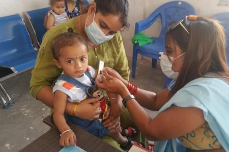 बाँकेमा आज भिटामिन ए र जुकाको औषधी खुवाइयो