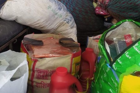 भन्सार छली ल्याएका सामाग्री नेपालगन्जबाट बरामद