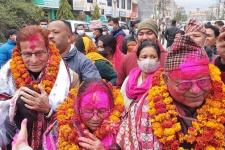 लुम्बिनीबाट राष्ट्रिय सभामा गठबन्धनका तिनै जना उम्मेदवार विजयी